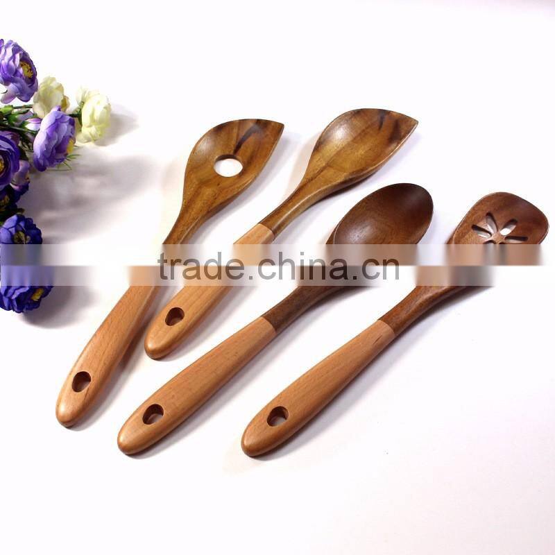 hot sale cookware sets kitchen cooking tools/wooden utensil set