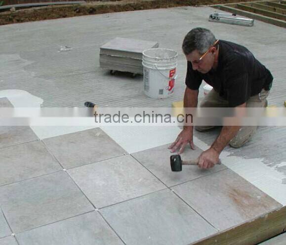 Corrogated Fiberglass Board Used as Underlay for Deck