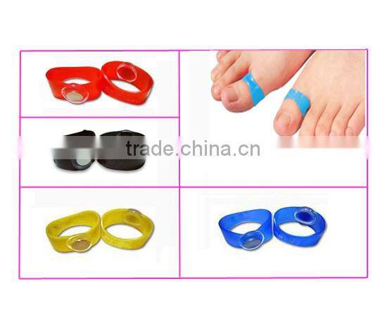 Silicon Magnetic Slimming Health Massage Foot Toe Ring slimming magnetic silicon foot massage toe ring