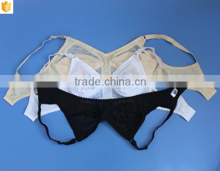 Trade assurance deep black sheer brassier