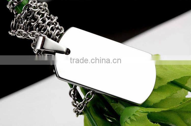 High Quality Stainless Steel Mirror Polish Blank Dog Tag