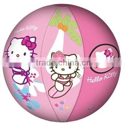 Lovely inflatable beach ball girls
