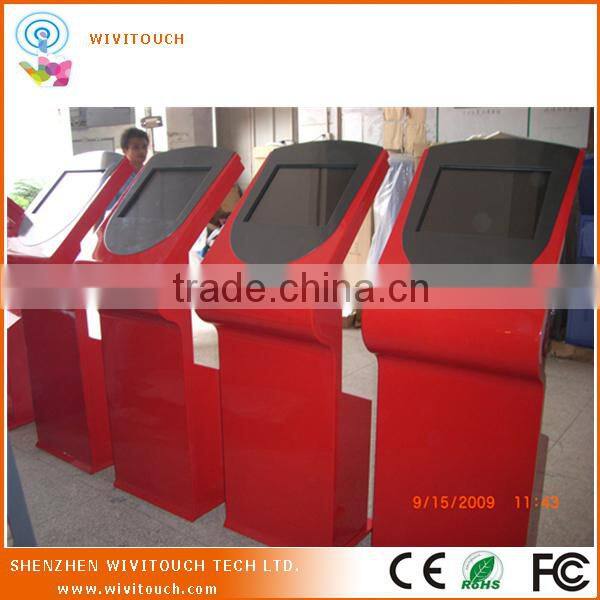 17"/19" wireless banking kiosk self service queuing machine