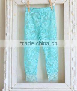 Fashion girls lace leggings,ruffle legging
