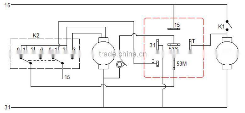 Automotive relay Wiper Relay for car 12V WM WR19