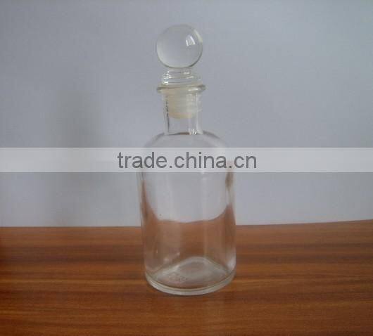 100ml clear reed diffuser glass bottle with cap