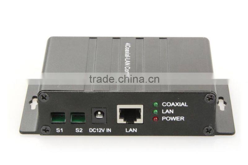 4 BNC Ports-10/100M EOC Converter