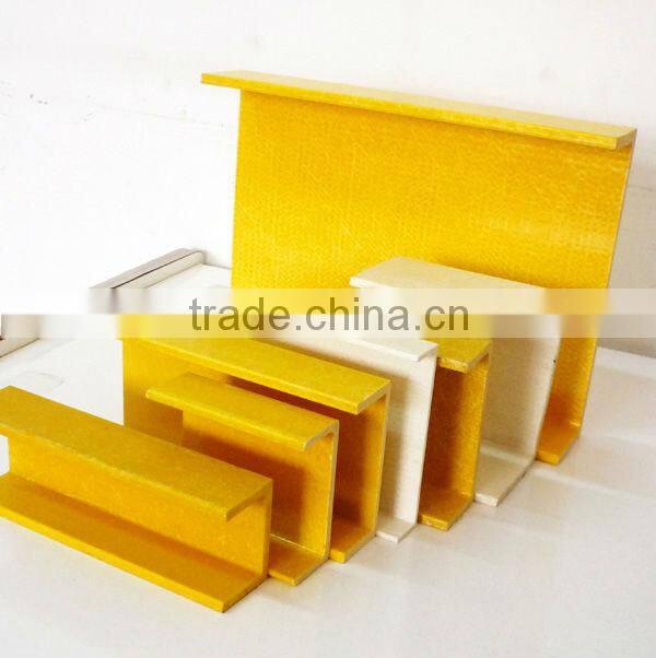 Corrosion resistant fiberglass stair channel, extremely strong frp structural shapes