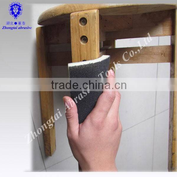 Gray high densuty foam sanding sponge or sanding block
