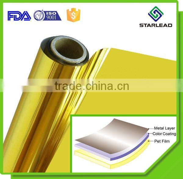 Non-fading Color Metalized Film, Colorful Metalised Solar Control Film, Colored PET Roll