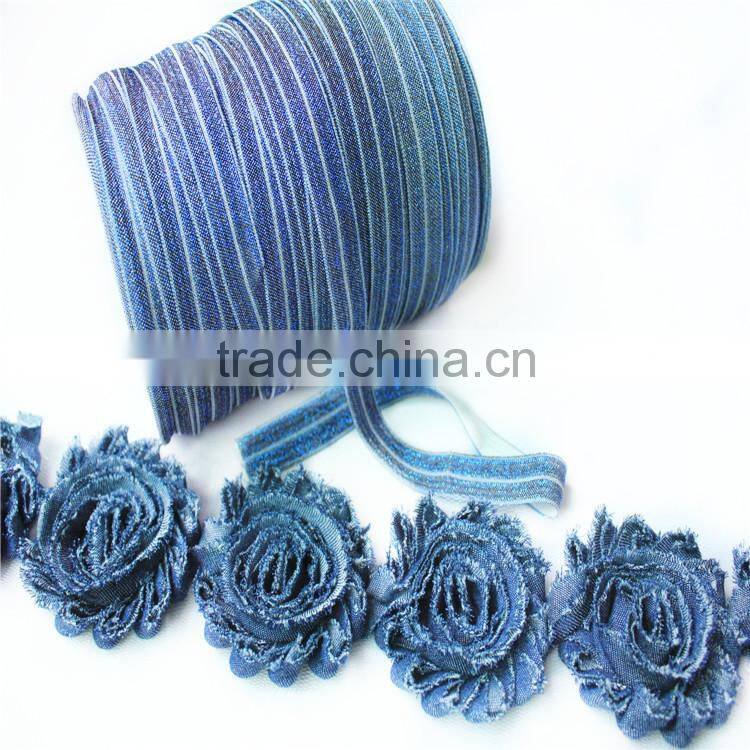 Heat printed color by the yard colors chart available, elsatic for headband