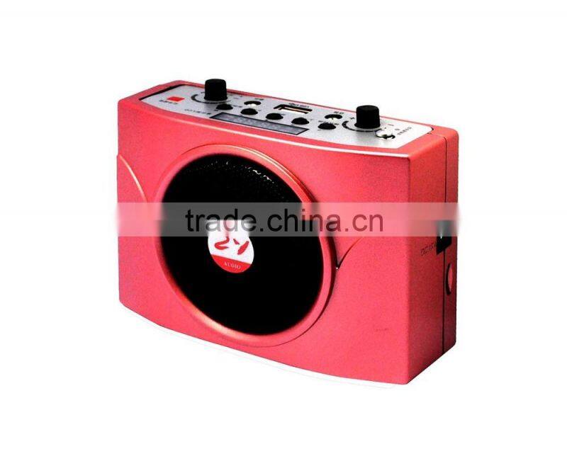 Mini USB speaker Portable Waistband Voice Booster Mini Amplifier Loudspeaker for teachers and tour guide