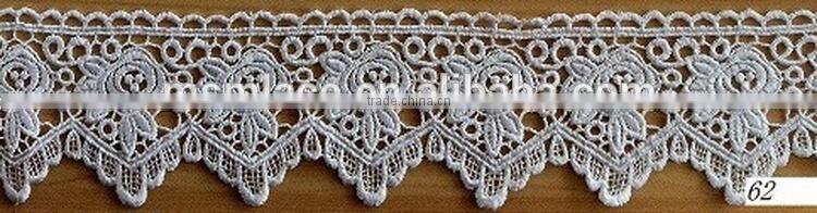 Popular Cheapest chemical embroidery lace trim