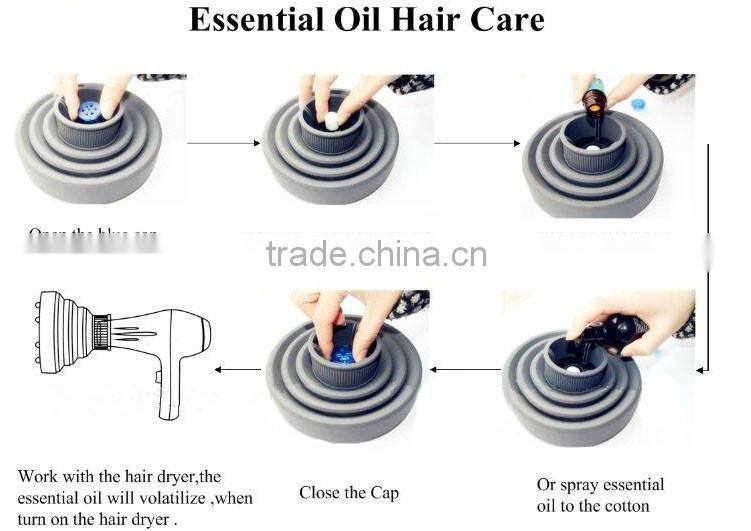 custom silicone folding hair dryer diffuser