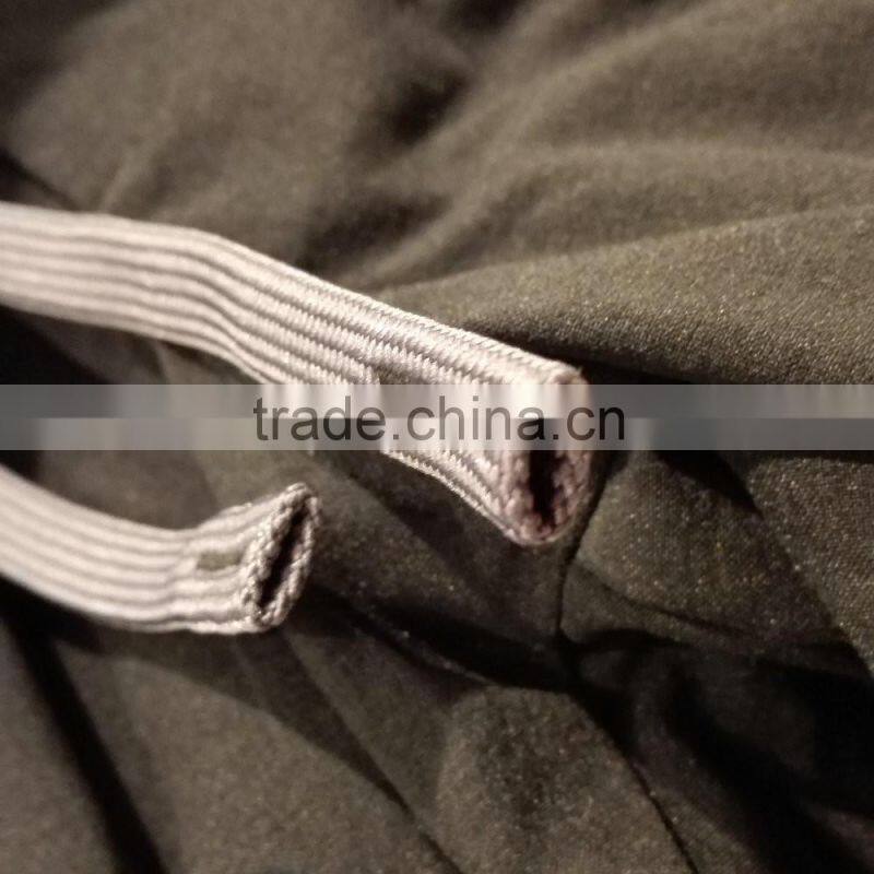 custom design hollow polyester draw cord for garment