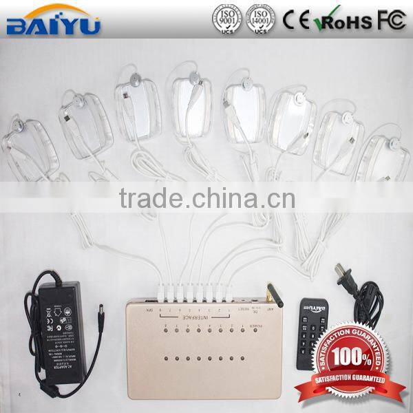 Multichannel 8 ports mobile phone security display stand