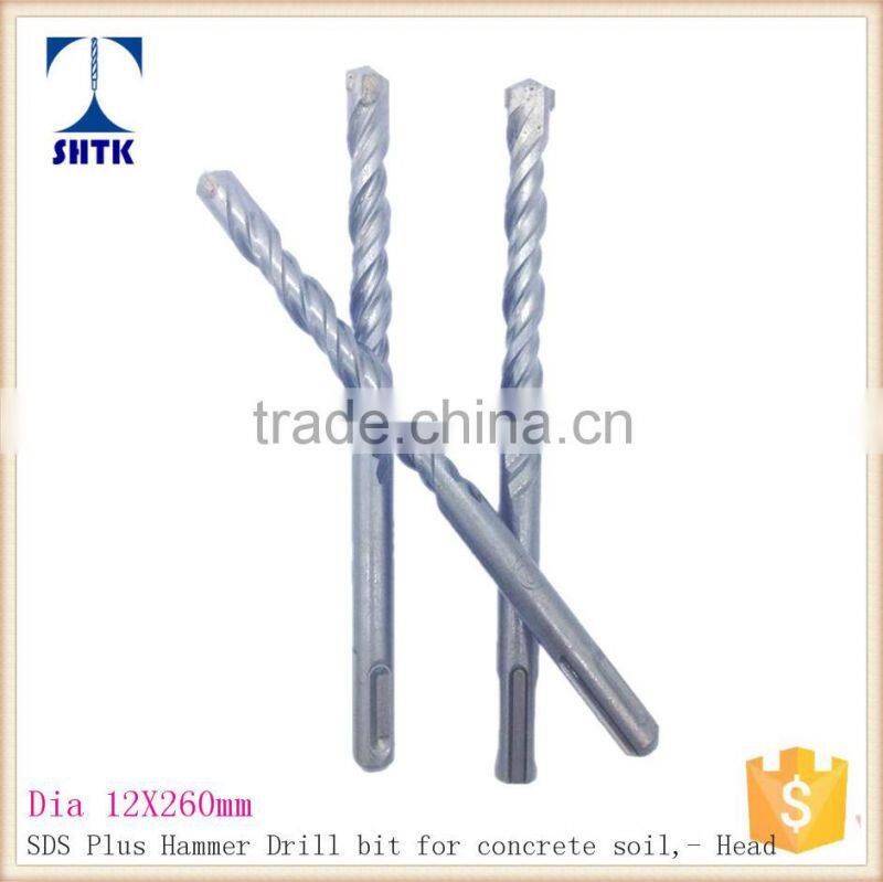 High quality of SDS hammer Drill Bit for Concrete, Drill Bit, Dia 12X260mm