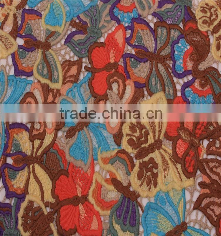 nylon fabric for embroidery dress garment