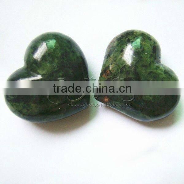40*35*20 mm various semi precious Heart Stone Wholesale
