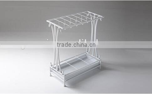 New design Removable metal floor standing umbrella stand iron holder