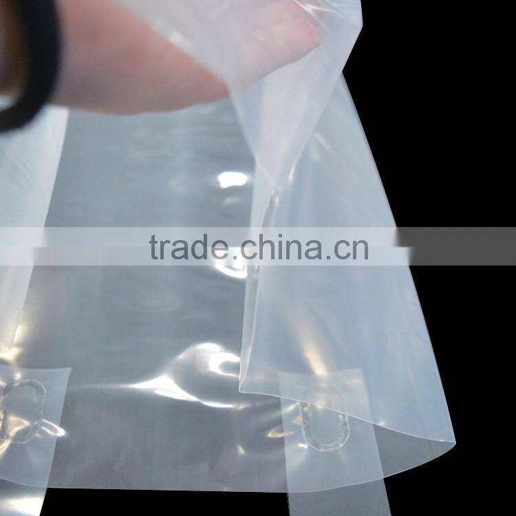 custom size clear plastic stand up pouch with side gusset accept custom printing