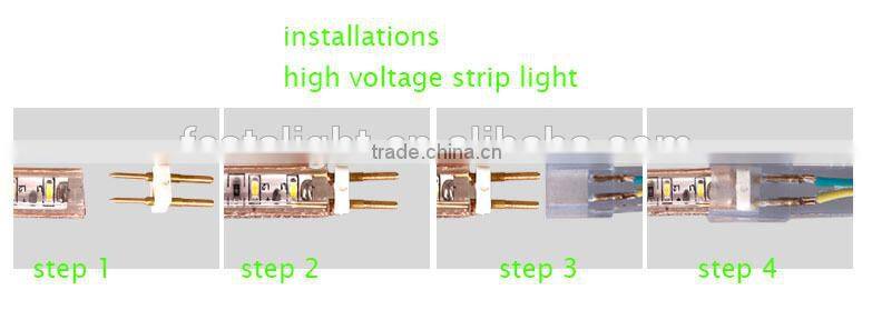 3014 220V high lumen super brightness decoration led strip light