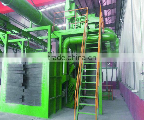 Steel structure shot blasting cleaning machine/steel plate shot blasting machine