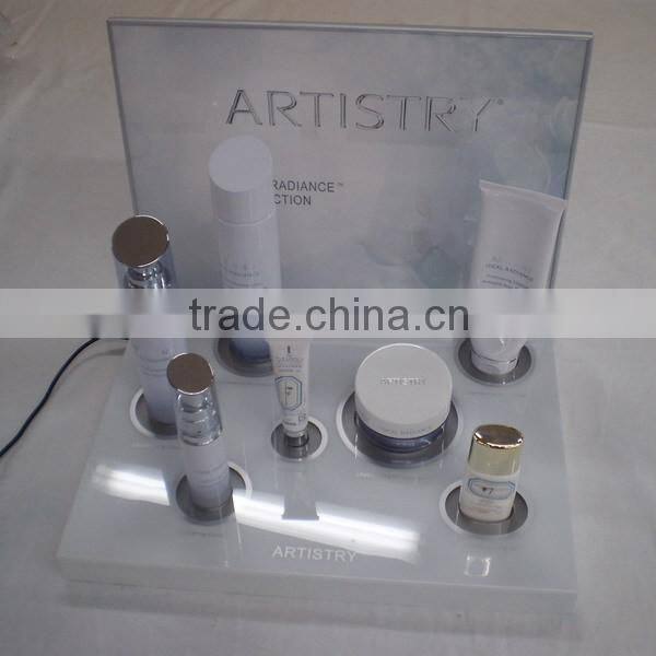 cheap price acrylic makeup case cosmetic showcase makeup display