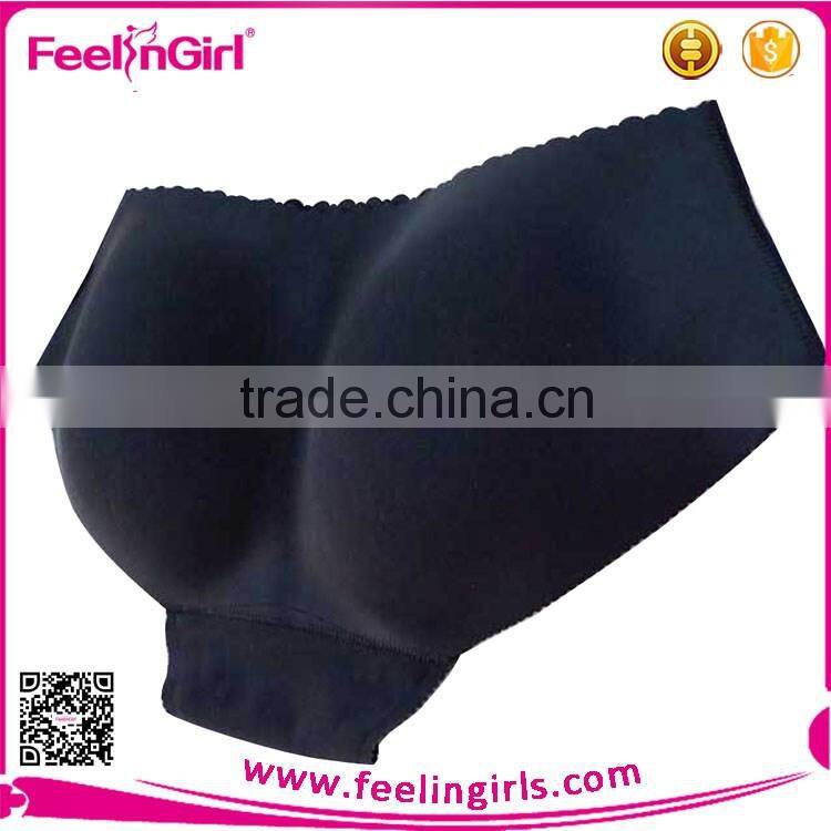 Black Seamless Butt Lifter Lift Shapers Padded Panty