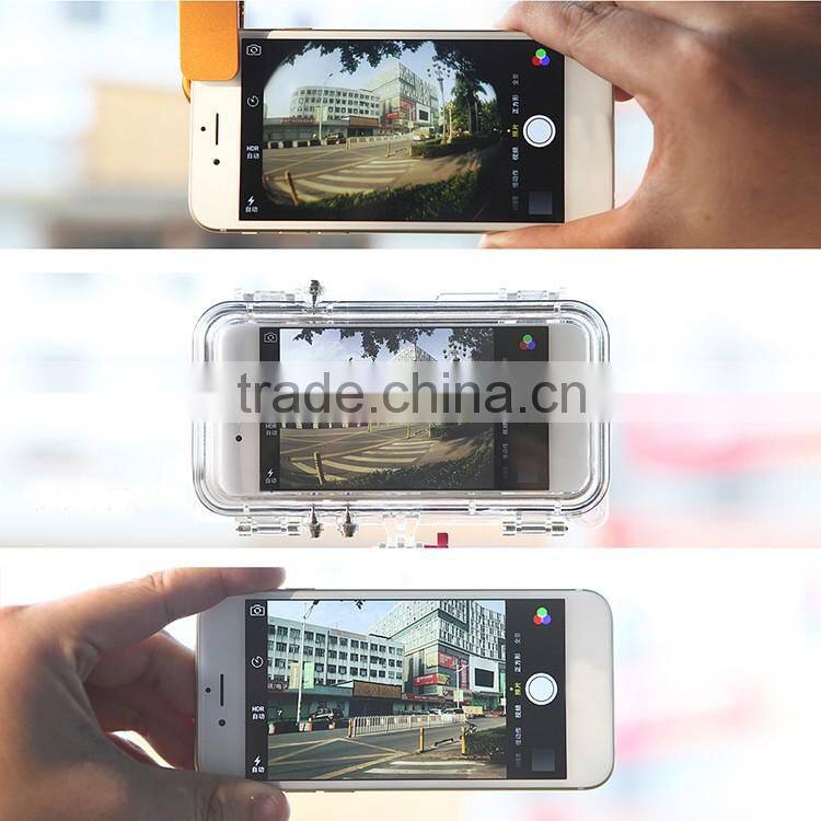 Consumer Electronics wholesale mobile phone accessory waterproof case for iphone 6/6S, Phone case with Adaptor for Extreme sport