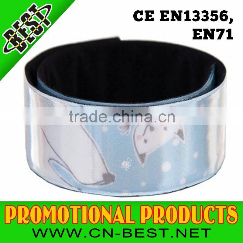 EN13356 reflective slap wrap wrist band