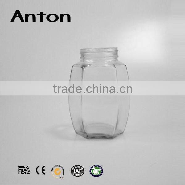 320ml cheap glass tea storage jar with cork lid