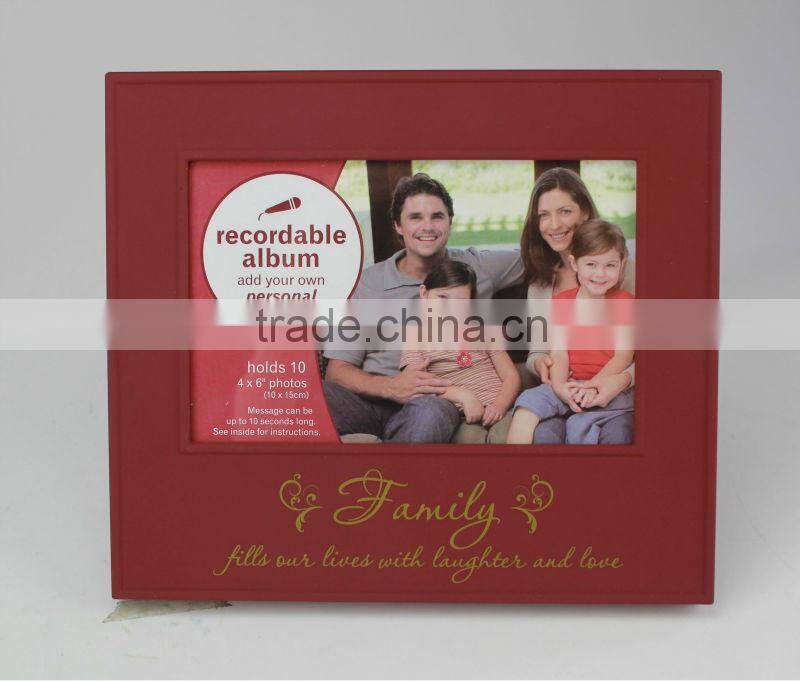 2014 the newest Talking photo frame/recording photo frame,birthday souvenir,promotional gift