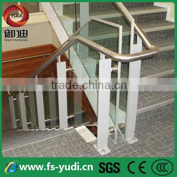 framless interior staircase glass railings pictures