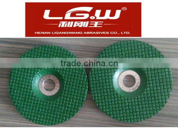 H165 4''inch/102X6X16mm Color Resin grinding Disc for Metal ,stainless steel