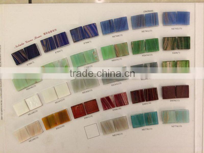 italian discount clear transparent crystal glass mosaic tile