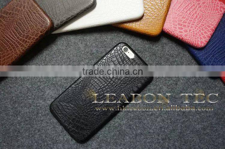 new For iPhone 6 Plus Crocodile Embossed Leather case, For iPhone 6 Plus Leather Case