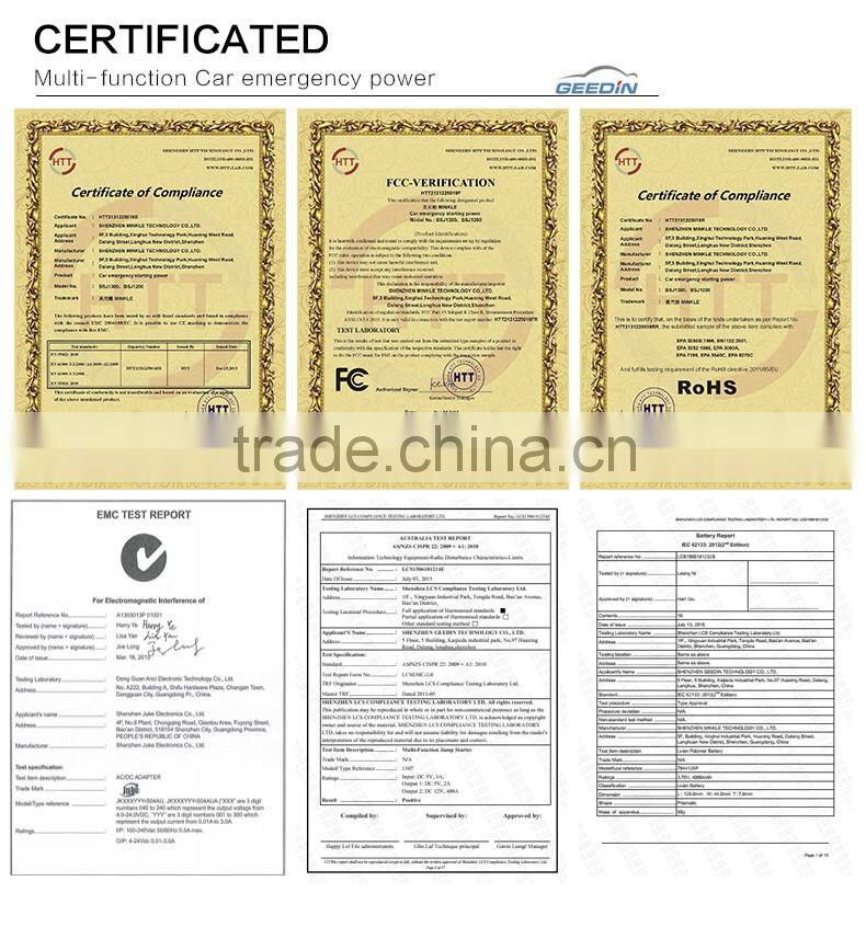 super slim start car power bank