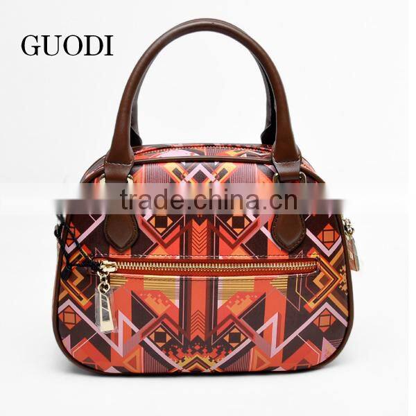 New style beautiful fashion genuine leather bag for ladies