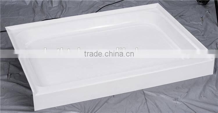 SUNZOOM square tube base,square shower base,low height shower base