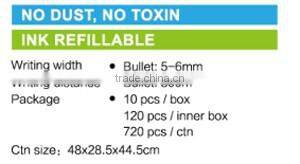 Liquid chalk marker refillable