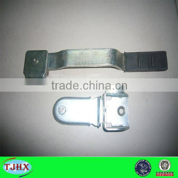 Container door lock parts: Casting or forged container door hanlde