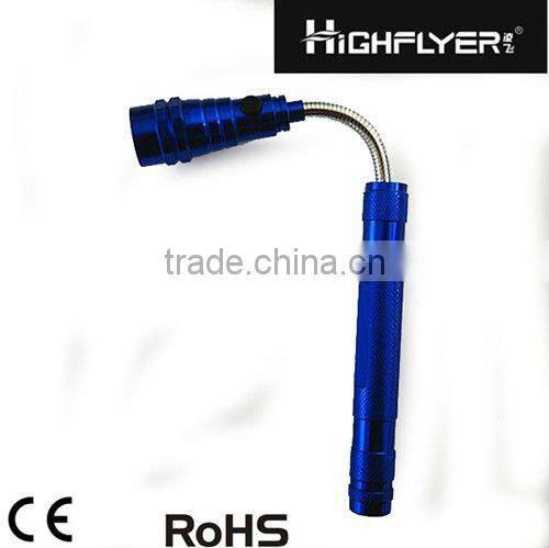 tool flashlight with home and car plug with antenna magnet