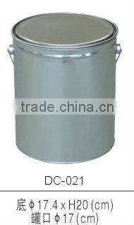 gallon/ 4L round tin paint cans tripletite