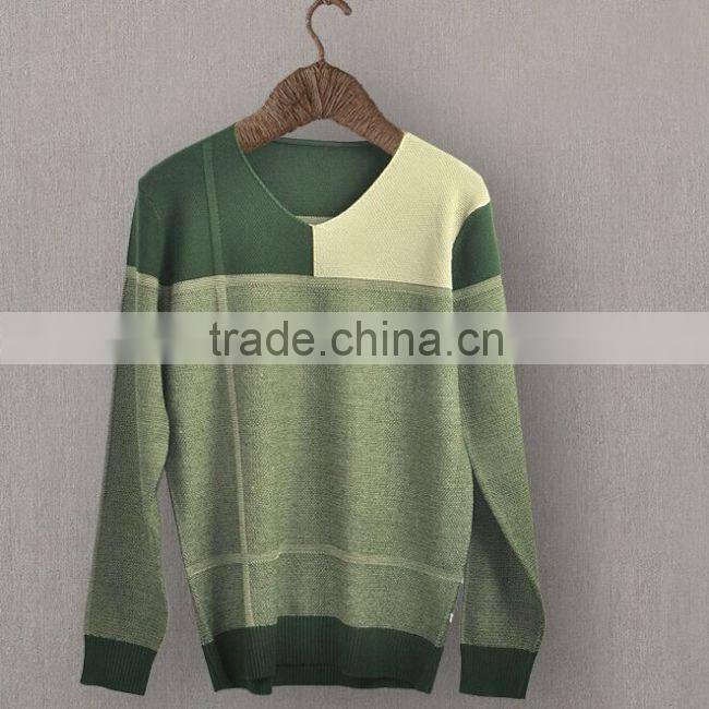 Fashion men's wool sweaters models from China manufacturer