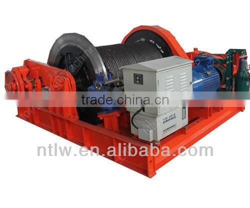 100KN low speed electric winch