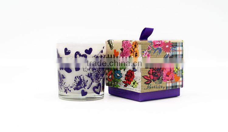 the most popular hotsale jar glass candle with different scent and cheap price