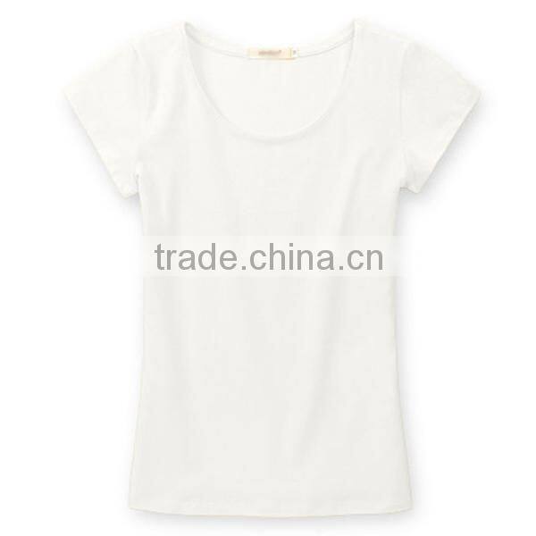 Light blank white shirt , good hand feeling tee shirt , white tee shirts wholesale alibaba (lyt03000121)