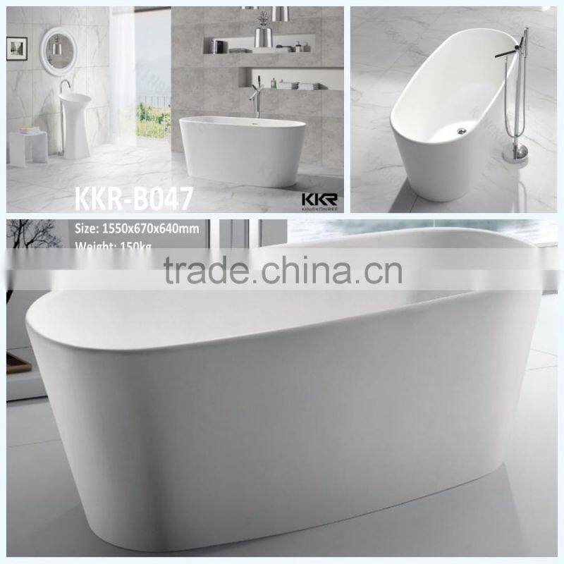bathtub big size, custom acrylic solid surface bathtub