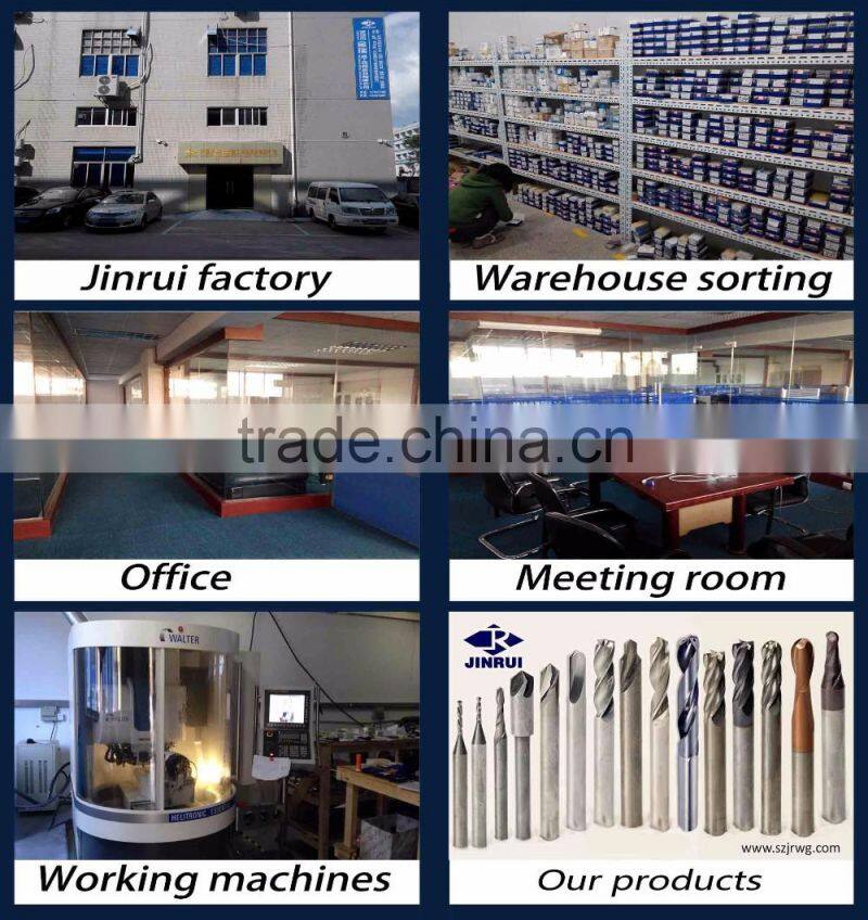 Solid carbide end mill cutting tools